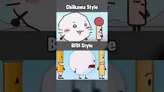What if BFDI was Chiikawa? #chiikawa #bfdi #shorts #ちいかわ