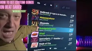 how to get custom songs on beat saber *working 2026*