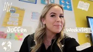 JUFFEN WEEKVLOG 🏫 Projectweek, haar krullen, knutselen & NA-KD unboxing 📚  | Janette