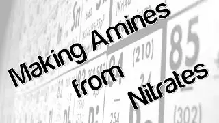 Making amines from nitrates