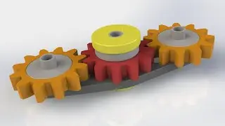 Solidworks: gear fidget spinner (1)