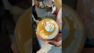Wingle Swan 🦢 Latte Art 9 #coffee #latteart #reels