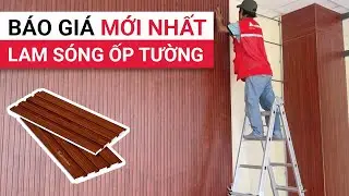 Gi&aacute; lam s&oacute;ng ốp tường bao nhi&ecirc;u 1m | Tấm ốp lam s&oacute;ng nhựa PVC c&oacute; cắt theo k&iacute;ch thước y&ecirc;u cầu kh&ocirc;ng?