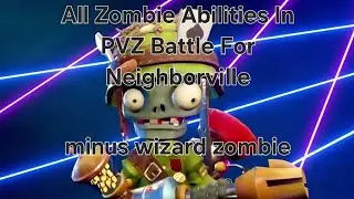 All zombie abilities in pvz battle for neighborville minus wizard zombie cause i don't have it 😥