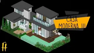 Habbo - Casa Moderna III | Modern House III [Constru&ccedil;&atilde;o Rel&acirc;mpago | Speed Building]
