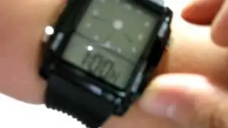 Digital + Analog Dual-Time Mens Wrist Watch