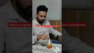 thermocol Vs petrol#shorts #petrol #thermocol #chemistry #trending #experiment  @ritiksir8691