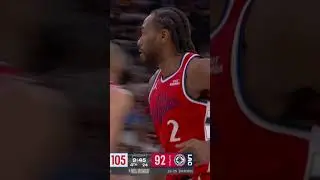 OMG Kawhi Poster Dunk 😱