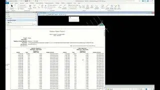 Existing and Design Levels Report in Open Roads Designer // Civil Highways