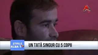Un tata singur cu 5 copii
