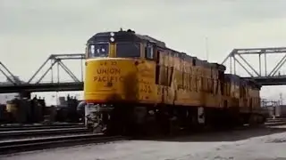 Union Pacific Railroad Denver Colorado1976 E9A #954 & #960, GE U50 #32, SD24B #439B, & DDA40X #6935