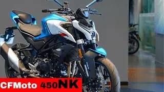 New CFMoto 450 NK Exclusive Video Before Launch🔥Got Light & Strongest Body with Premium OEMs Feature