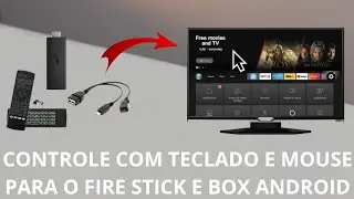 Todos os detalhes do controle com mouse para tv box