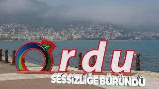 Ordu'da Sokağa Çıkma Yasağı Sonrası Caddeleri Boş Kaldı