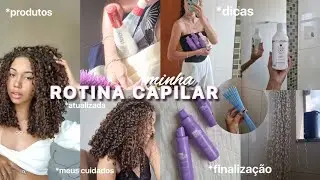 MINHA ROTINA CAPILAR atualizada | + comprinhas para o meu cabelo