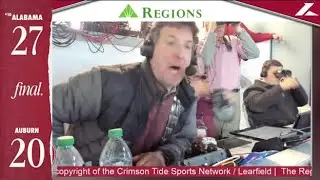 Booth Cam Highlights - Alabama Football defeats Auburn 27-20