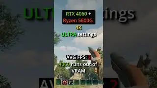 Avowed | 4K LOW vs ULTRA &ndash; RTX 4060 + 5600G FPS Test! #avowed #rtx4060