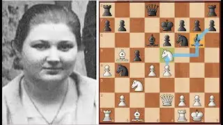 VERA MENCHIK VINO ANTES QUE BETH HARMON || Gambito Dama Alap&iacute;n Torneo Hastings 1931-32 || Ajedrez