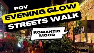 Relaxing January Evening Walk in Tbilisi | City Lights & Festive Streets