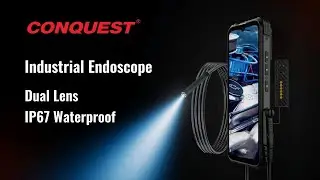 HD Endoscope Waterproof Inspection Camera with 6+1 LED Lights for Conquest Rugged phone #shorts