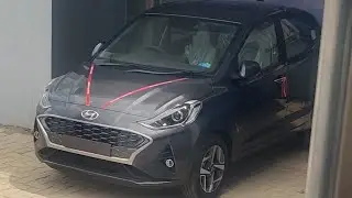 2021  Hyundai Aura top model । alloy wheels , rear spoiler. hyundai aura update 2021