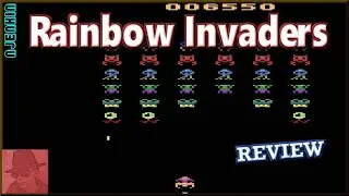 Rainbow Invaders: Самодельная игра 2006 года для Atari 2600 с комментариями!!