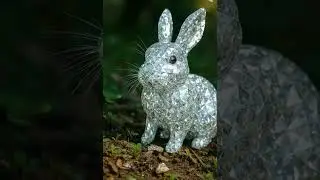 DiamondRabbit#CrystalAnimal#CuteRabbit#Bunny#Aesthetic#Luxury#Shiny#Bling