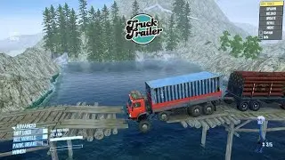 MUDRUNNER TRUCKS vs OBSTACLES: Bumpy Road, Bridge, and Pothole Challenge over Speed Bumps Volume 8