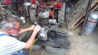 TZ-4K-14B Motor indítása(Engine start)
