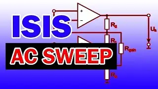 PROTEUS ISIS : Analyse AC SWEEP d&rsquo;un circuit &eacute;lectronique &ndash; Partie 1