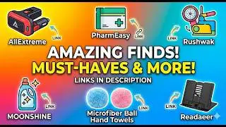 Car Duster Brush | Pill Box | Toilet Seat Lifter | Hand Towels | Water bottle | Amazon deals