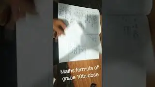 Maths formula grade10th cbse.Maths total formula for board exam is 70.subscribe and like my channel.