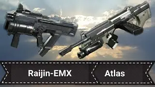 IW New Raijin-EMX and Atlas!!!! SMG and LMG with built in underbarrels!