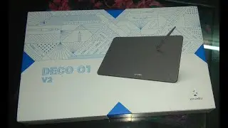 XP-PEN Deco 01 V2 Graphics Tablet Unboxing