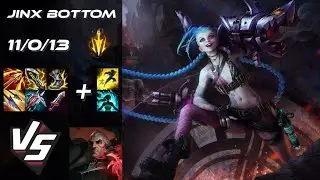 BOTTOM Jinx vs Swain - NA Challenger Patch 14.24