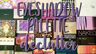 EYESHADOW PALETTE DECLUTTER | Bare Bohemian