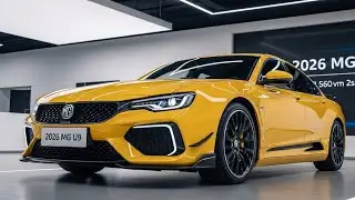 2026 MG U9 Revealed: The Future of Electric Sedans