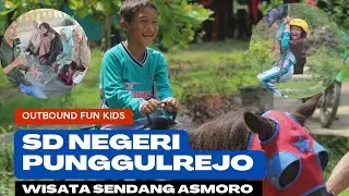 Serunya bisa naik kuda // Outbound Kids SDN Punggulrejo// Wisata Sendang Asmoro// Panji Outbound