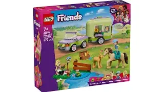 LEGO 42695 Instructions | Friends | Horse & Baby Foal Trailer | Horseback Riding