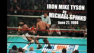 Mike Tyson vs Michael Spinks. Convention Hall, Atlantic City, New Jersey, USA. June 27, 1988.