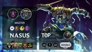 Nasus Top vs Singed - KR Master Patch 10.12