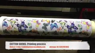 Cotton Socks Printing Process