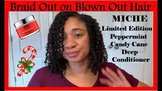 Natural Hairstyles for Women Over 40 ~ Braid Out on Blown Out Hair Using Miche Beauty Products