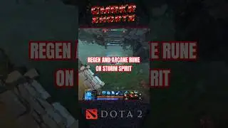 Regen Rune And Arcane Rune On Storm Spirit