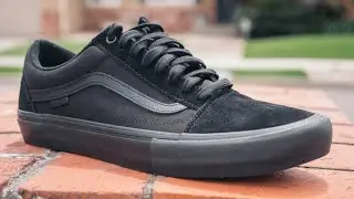 Vans Old Skool Pro (Blackout) Review!