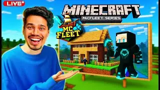 🔴 I Tried CHEATING in 'MC FLEET' Minecraft Server..! LIVE | Day 5 ‪@GamerFleet