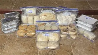 Ultimate Freezer Stock Up: Homemade Tortillas, Bagels, Cinnamon Rolls and More!! Huge Freezer Prep!