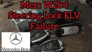 Mercedes C-класса W204, блокировка руля, не заводится, ошибка ESL/ELV