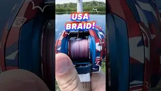 USA Camo Braided Fishing Line &mdash; Strong, Smooth & Built for Serious Casting‼️🇺🇸 #usa #casting