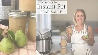 Homemade Pear Sauce in the Instant Pot